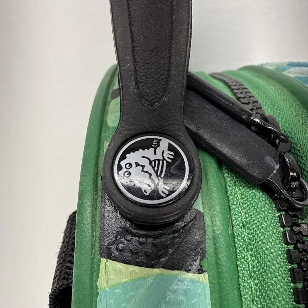 Crocs Kids Green‎ Dinosaur Camo Mini Backpack Dino Jibits Charms Lightweight